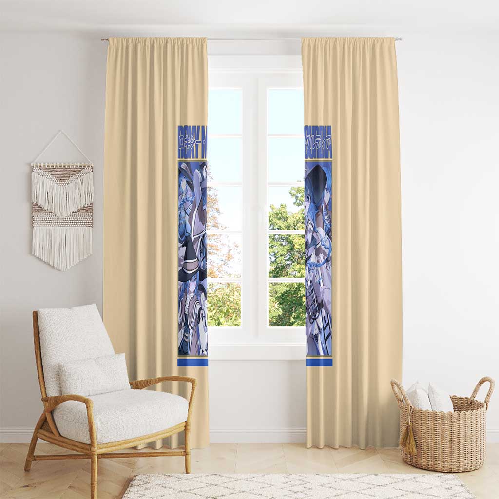 Roxy Migurdia Mushoku Tensei Window Curtain Anime Style