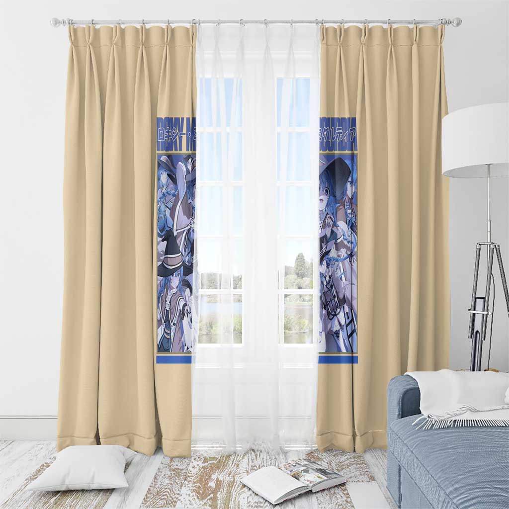 Roxy Migurdia Mushoku Tensei Window Curtain Anime Style