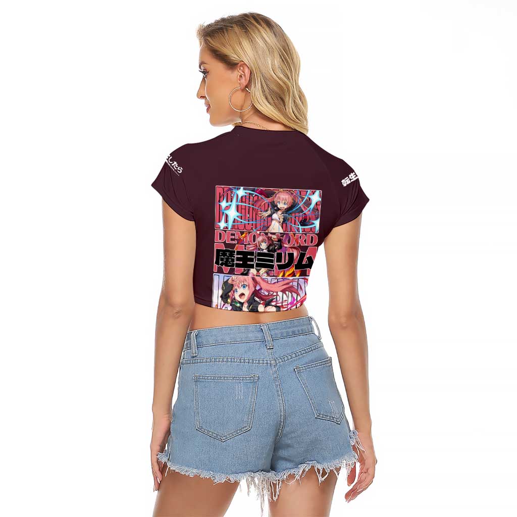 Milim Nava That Time I Got Reincarnated as a Slime Raglan Cropped T Shirt Anime Style