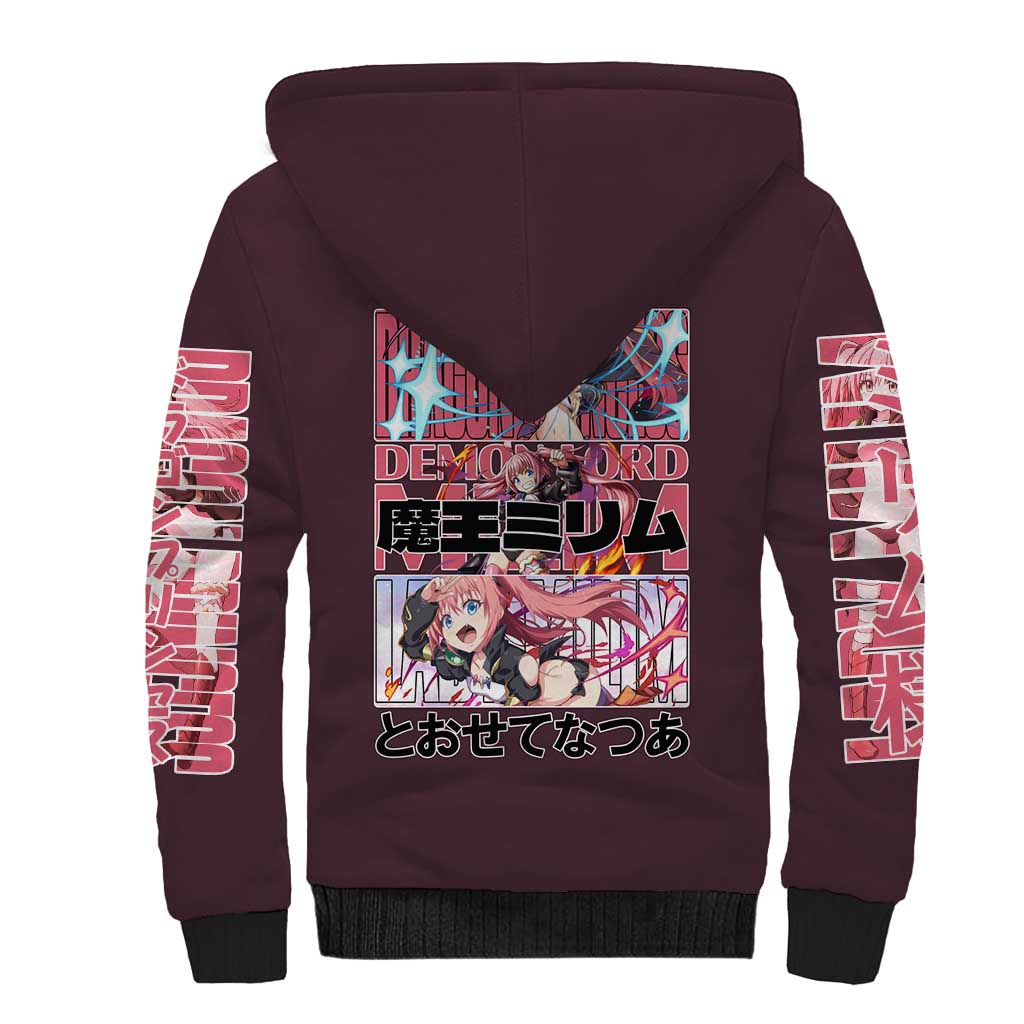 Milim Nava That Time I Got Reincarnated as a Slime Sherpa Hoodie Anime Style