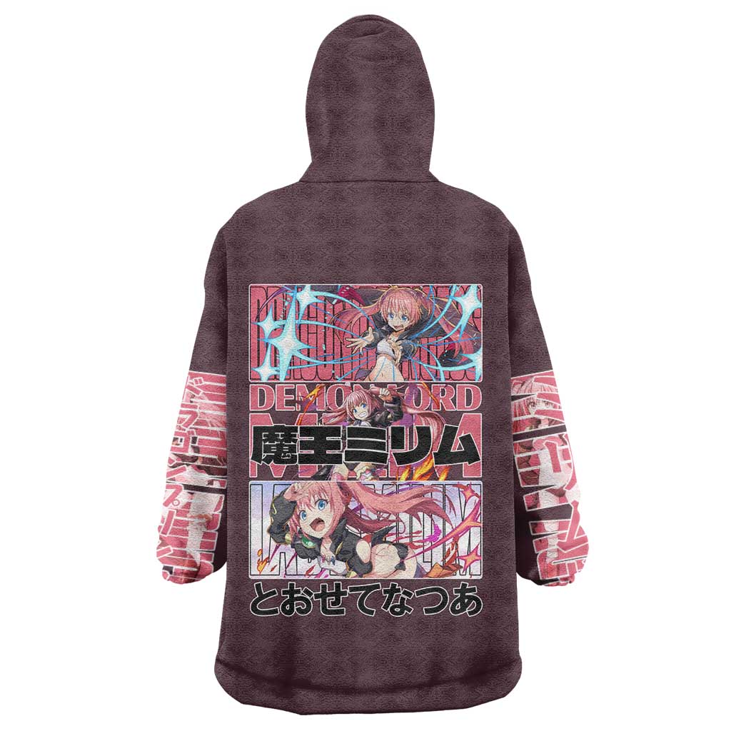 Milim Nava That Time I Got Reincarnated as a Slime Wearable Blanket Hoodie Anime Style