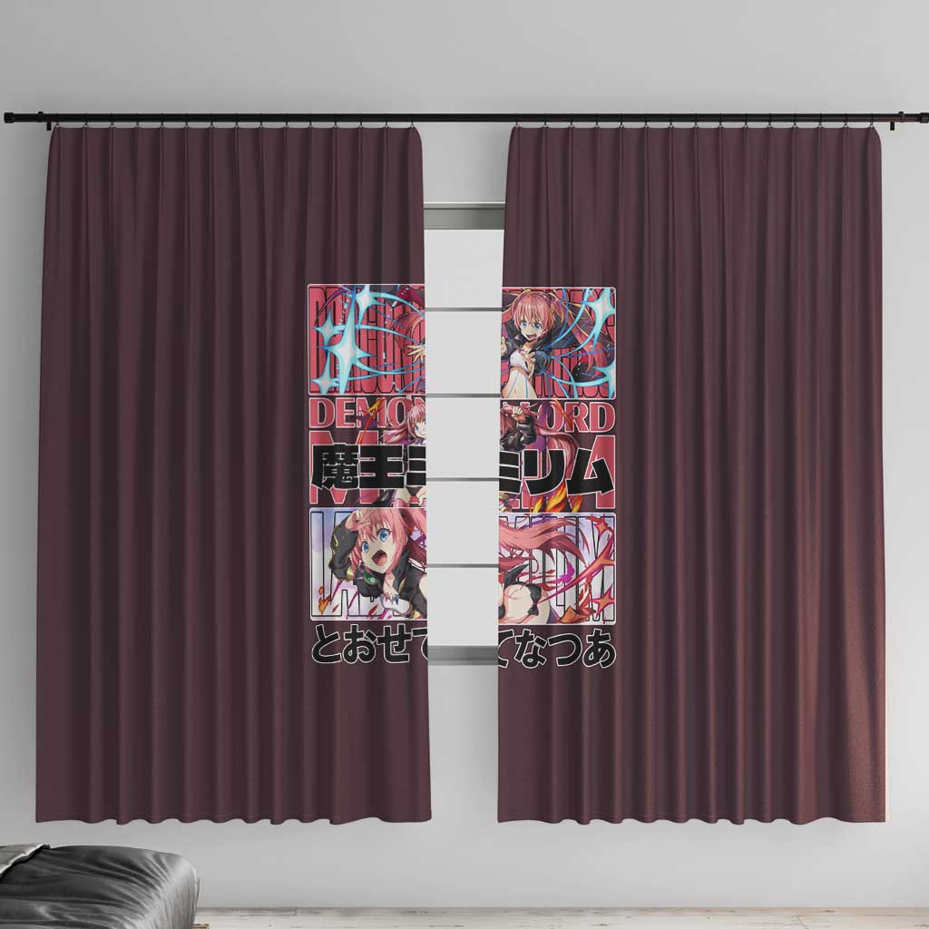 Milim Nava That Time I Got Reincarnated as a Slime Window Curtain Anime Style