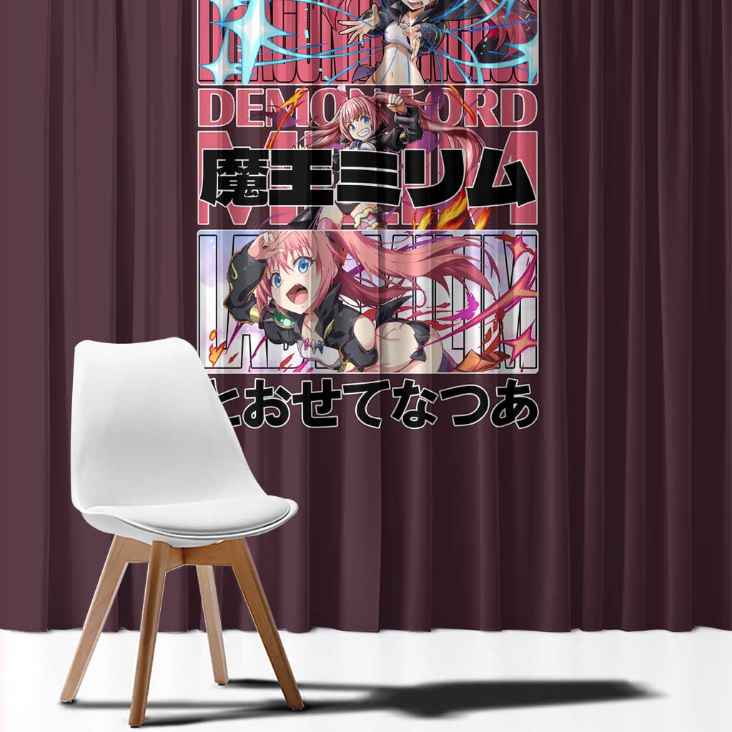 Milim Nava That Time I Got Reincarnated as a Slime Window Curtain Anime Style