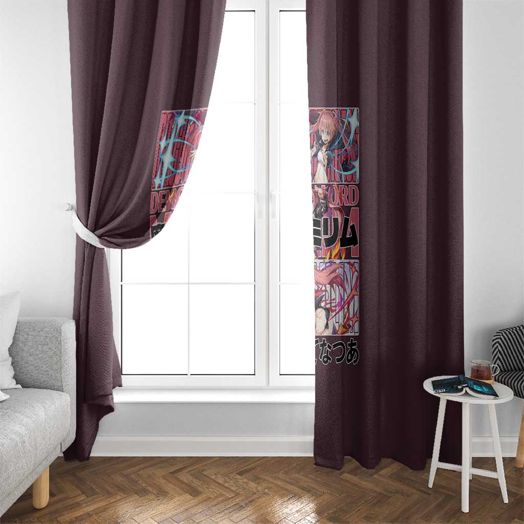 Milim Nava That Time I Got Reincarnated as a Slime Window Curtain Anime Style