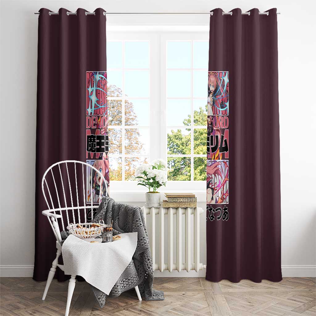 Milim Nava That Time I Got Reincarnated as a Slime Window Curtain Anime Style
