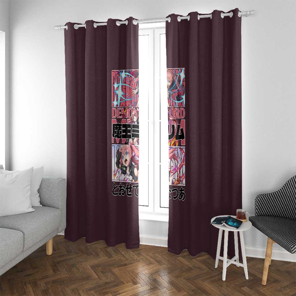 Milim Nava That Time I Got Reincarnated as a Slime Window Curtain Anime Style