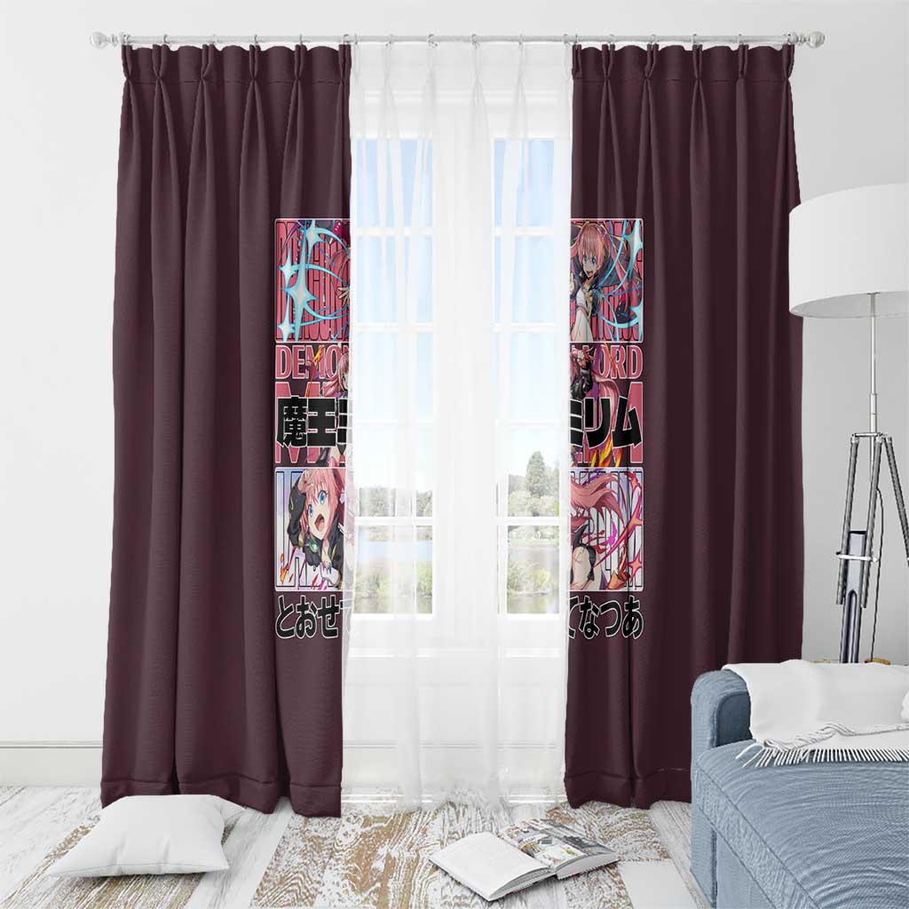 Milim Nava That Time I Got Reincarnated as a Slime Window Curtain Anime Style