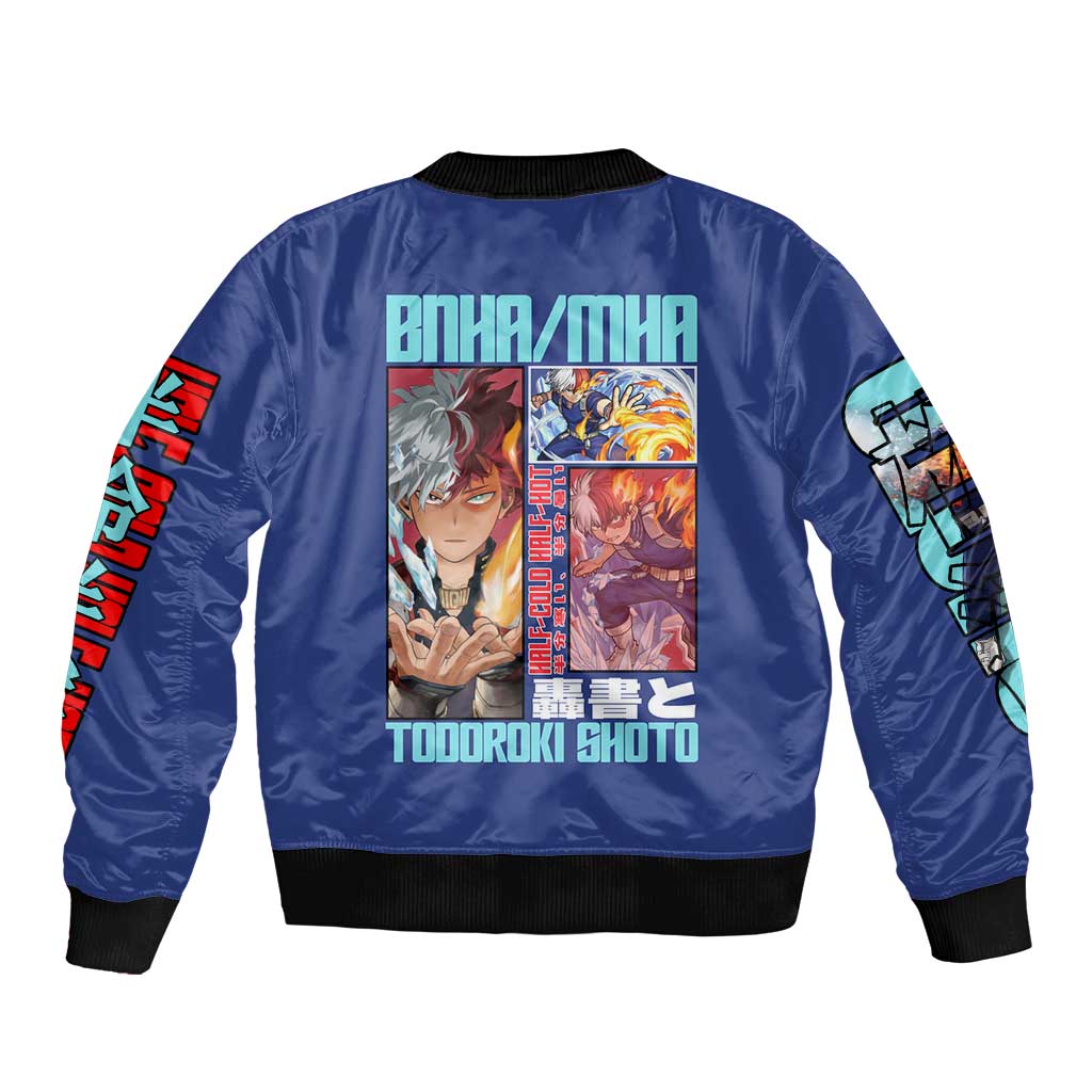 Todoroki Shoto My Hero Academia Bomber Jacket Anime Style