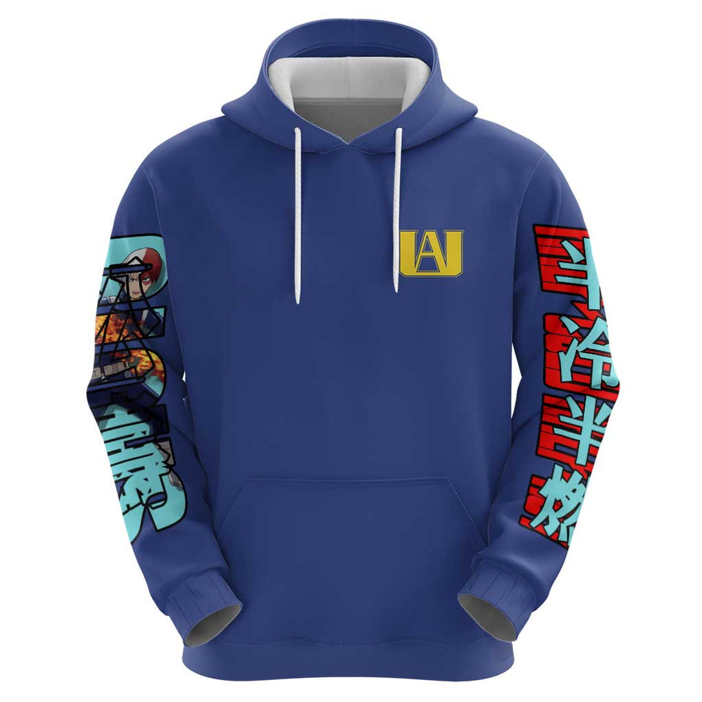 Todoroki Shoto My Hero Academia Hoodie Anime Style