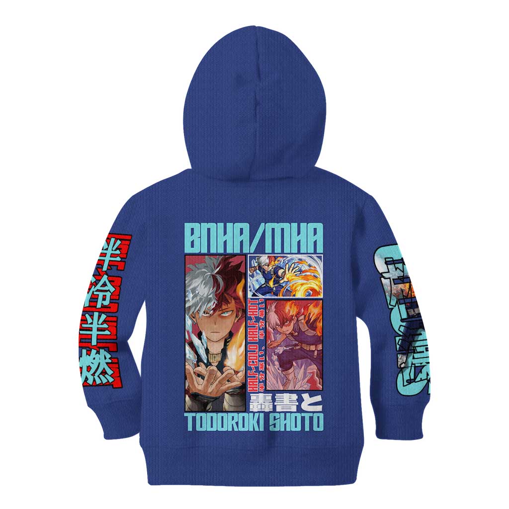 Todoroki Shoto My Hero Academia Kid Hoodie Anime Style