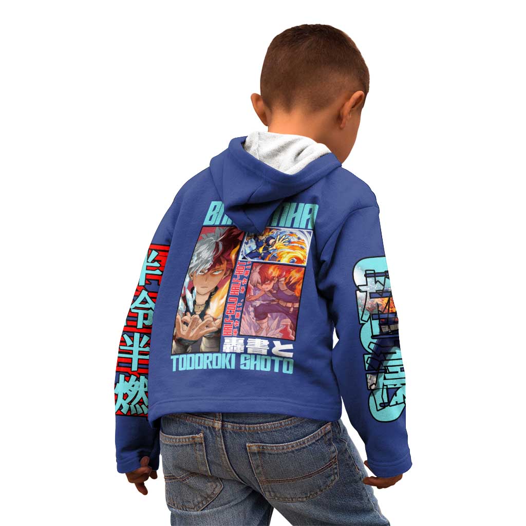 Todoroki Shoto My Hero Academia Kid Hoodie Anime Style