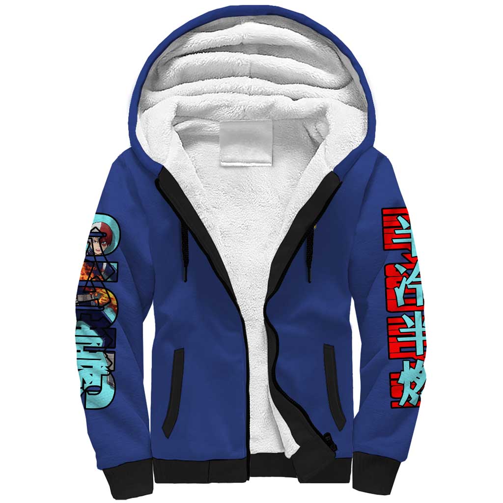 Todoroki Shoto My Hero Academia Sherpa Hoodie Anime Style