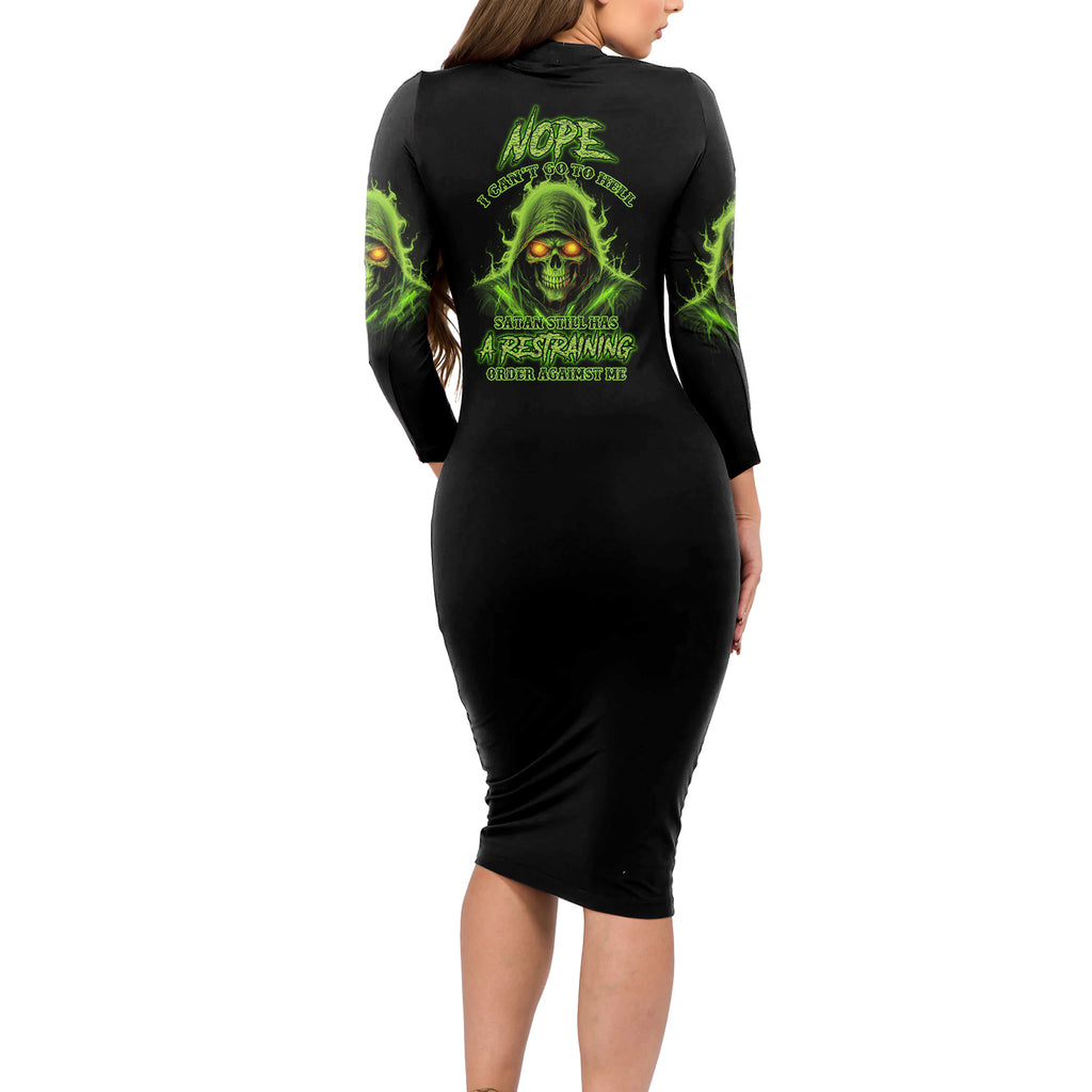 nope-i-cant-go-to-hell-long-sleeve-bodycon-dress