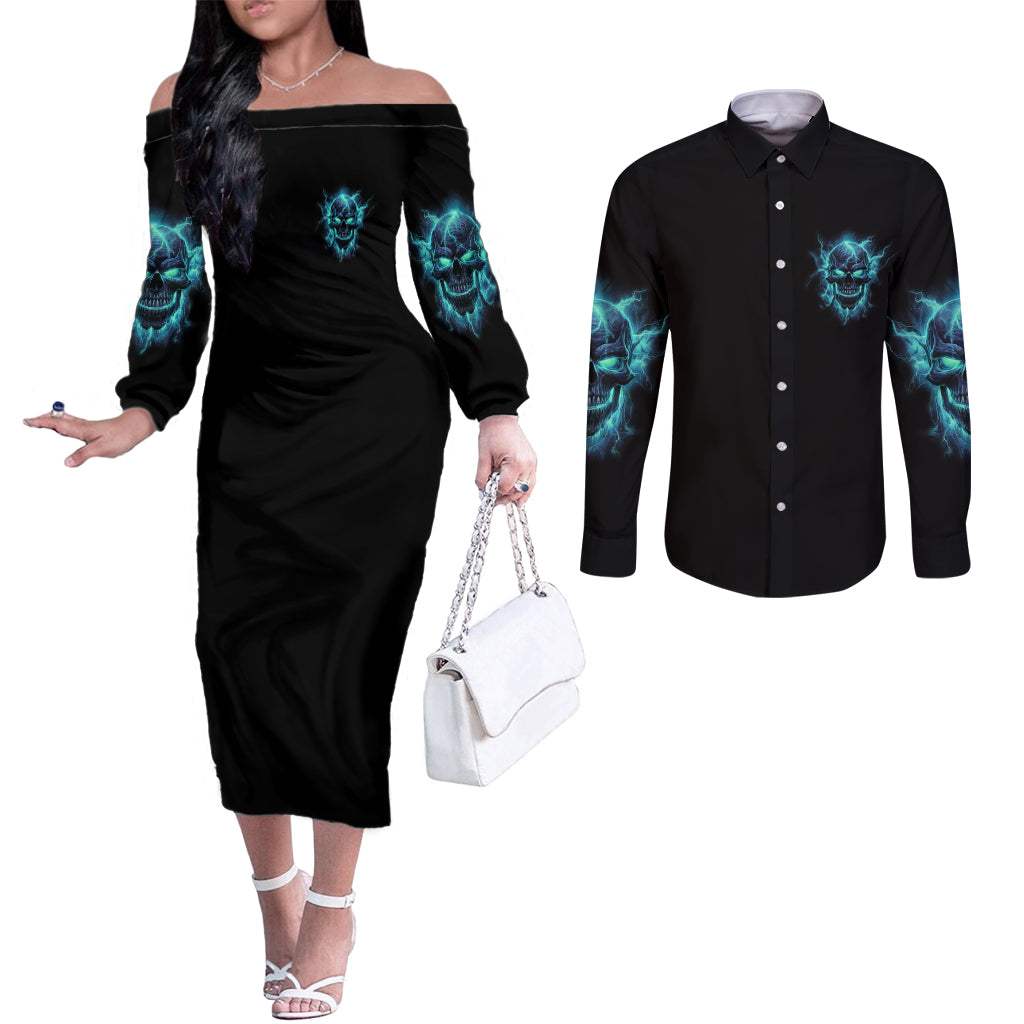 i-am-the-storm-grumpy-old-man-couples-matching-off-the-shoulder-long-sleeve-dress-and-long-sleeve-button-shirt