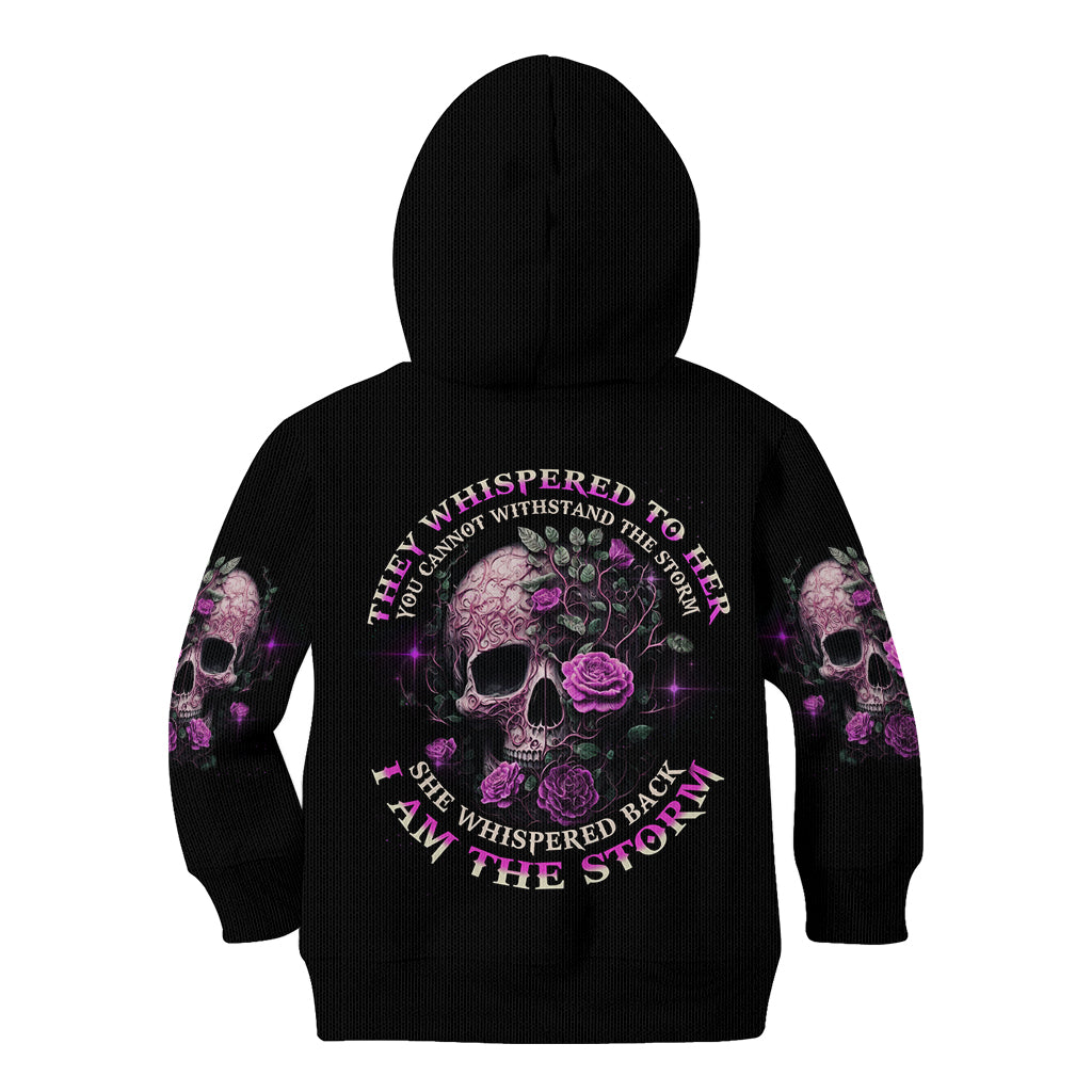 i-am-the-storm-rose-kid-hoodie