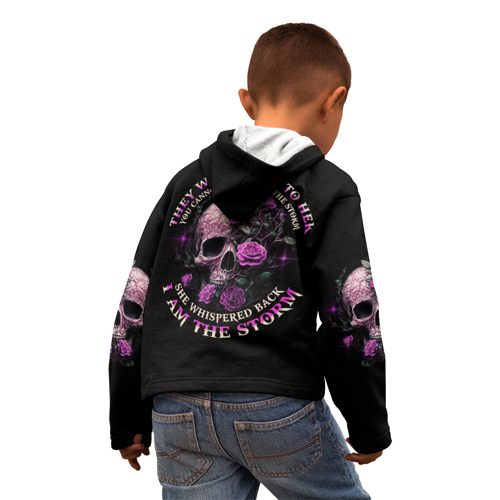 i-am-the-storm-rose-kid-hoodie