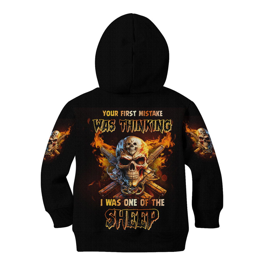 your-first-mistake-fire-skull-kid-hoodie