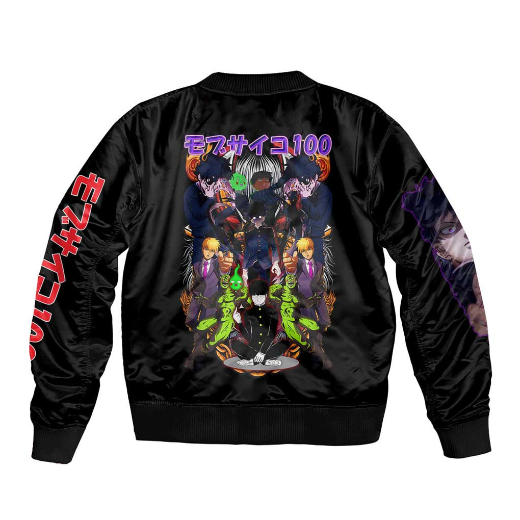 Final Arc Mob Psycho 100 Bomber Jacket Japan Anime Style