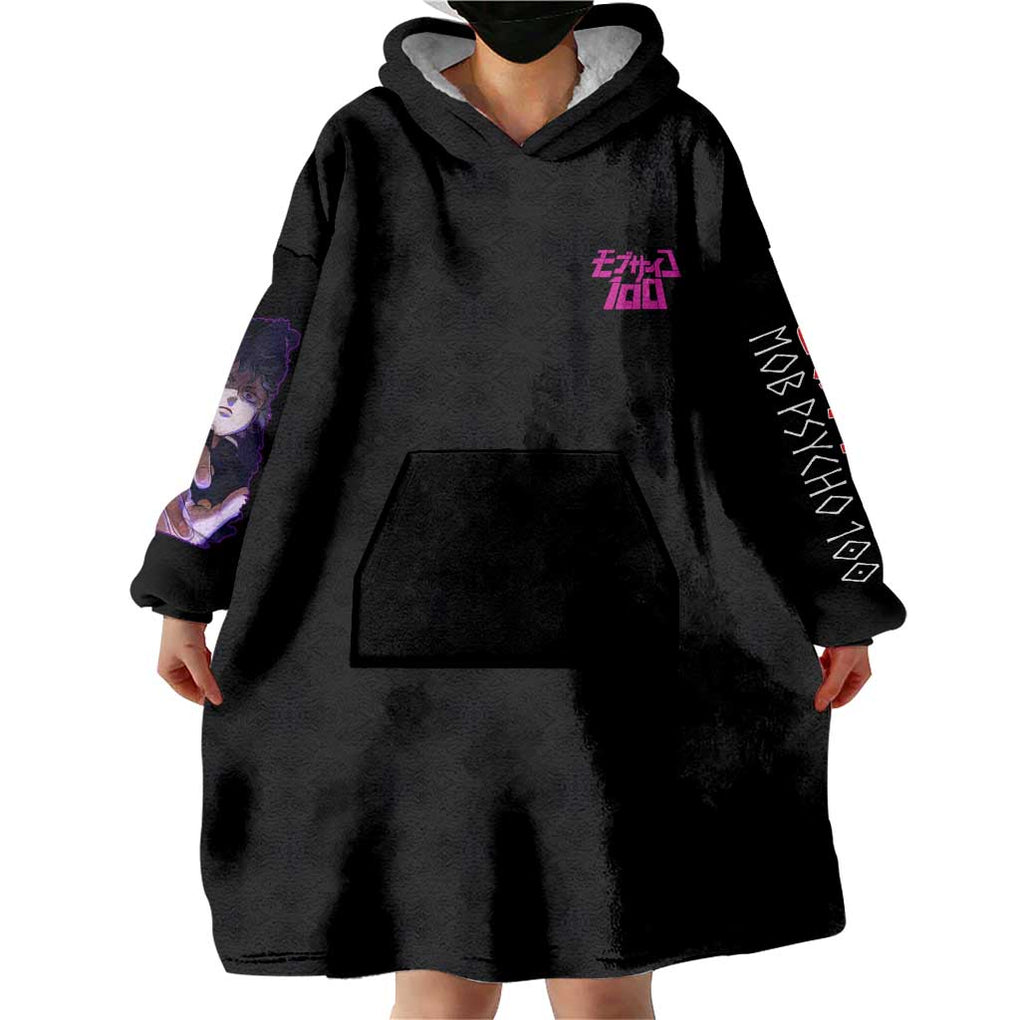 Final Arc Mob Psycho 100 Wearable Blanket Hoodie Japan Anime Style