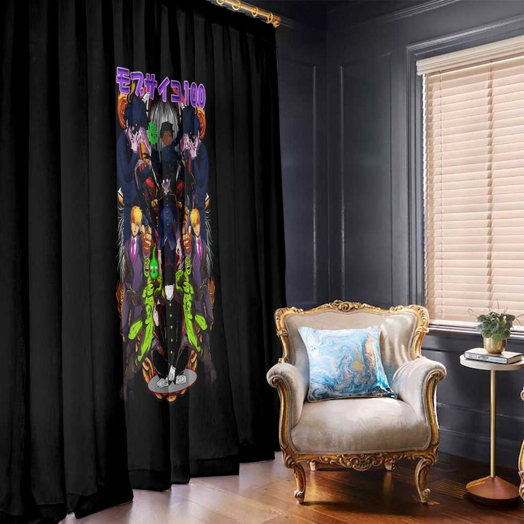 Final Arc Mob Psycho 100 Window Curtain Japan Anime Style