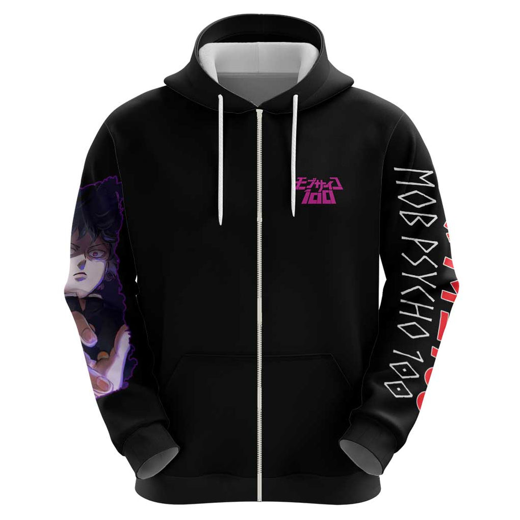 Final Arc Mob Psycho 100 Zip Hoodie Japan Anime Style