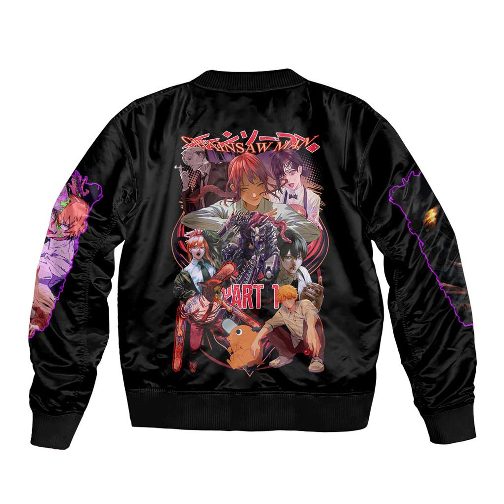 Chainsaw Man Part 1 Bomber Jacket Japan Anime Style