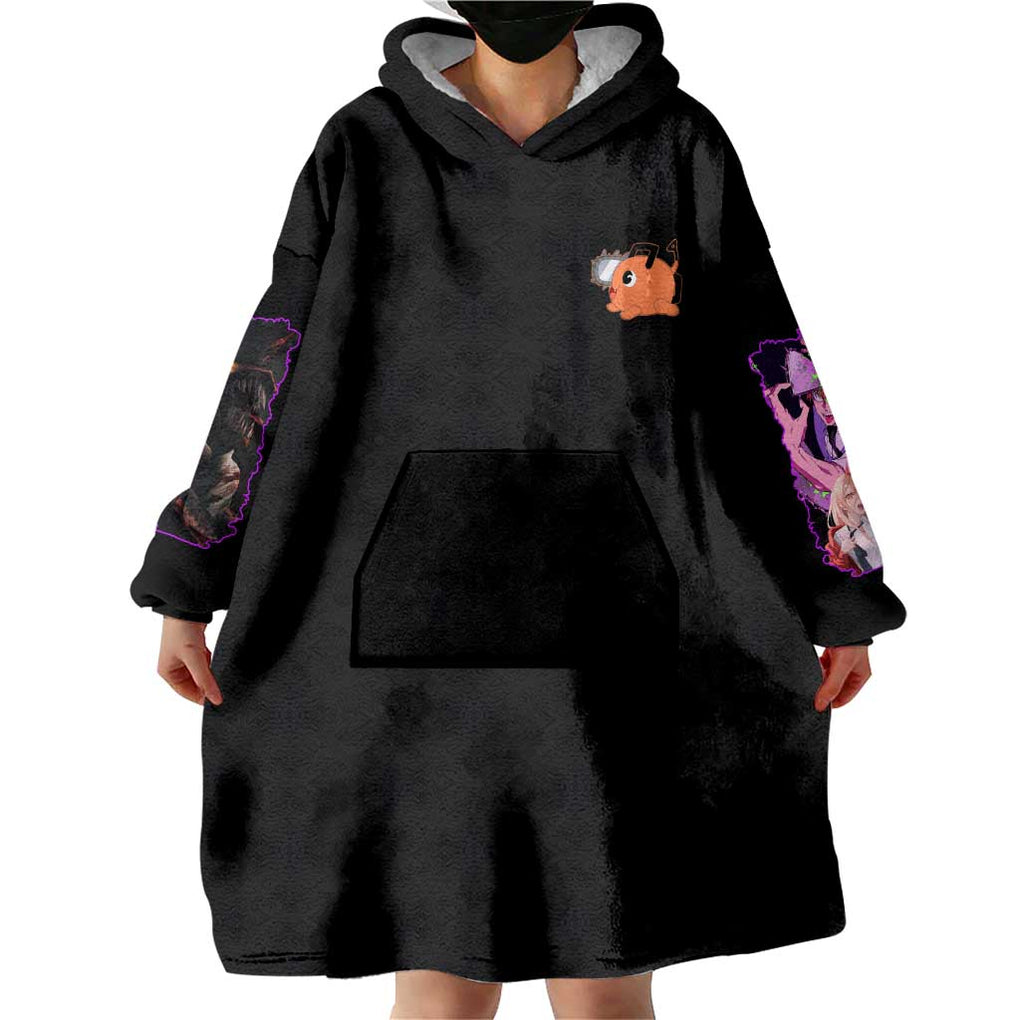 Chainsaw Man Part 1 Wearable Blanket Hoodie Japan Anime Style