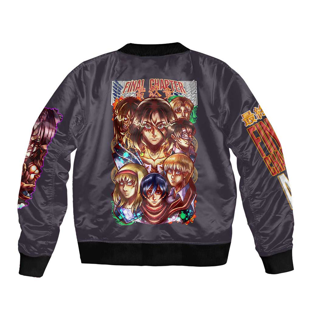 Final Chapter Attack on Titan Bomber Jacket Japan Anime Style