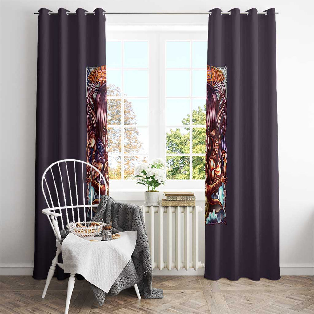 Eren Yeager Story Attack on Titan Window Curtain Japan Anime Style