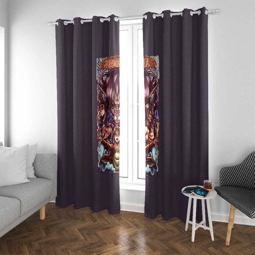 Eren Yeager Story Attack on Titan Window Curtain Japan Anime Style