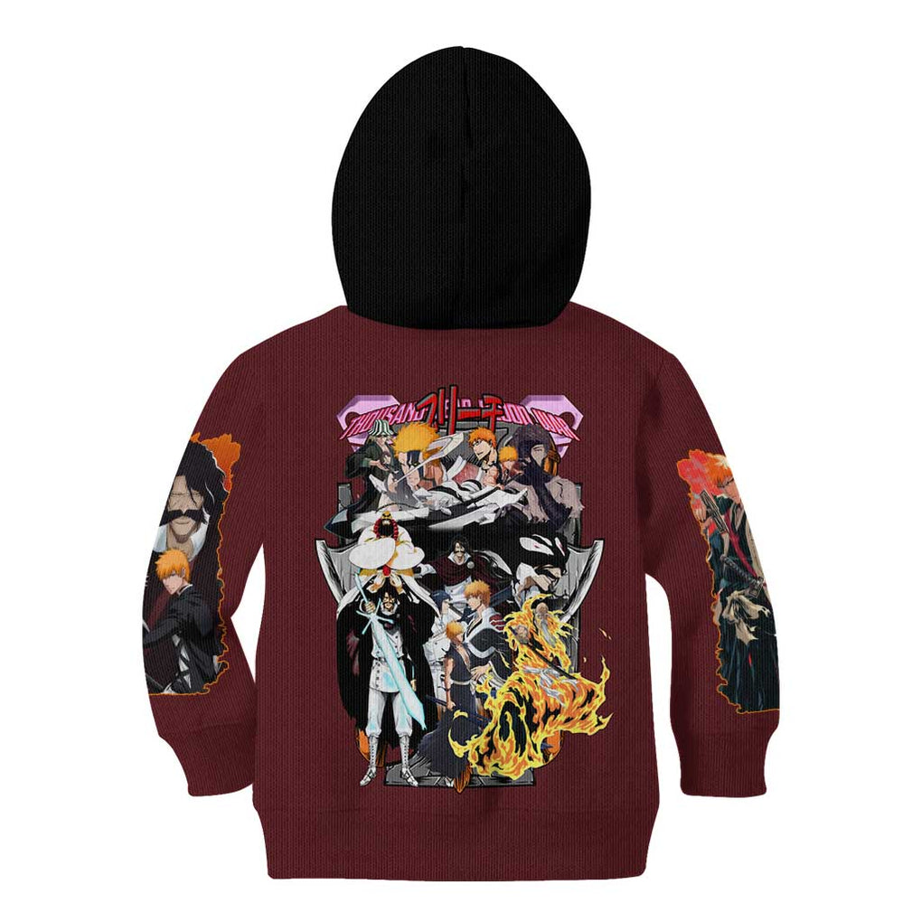 Thousand Year Blood War Arc Bleach Kid Hoodie Japan Anime Style