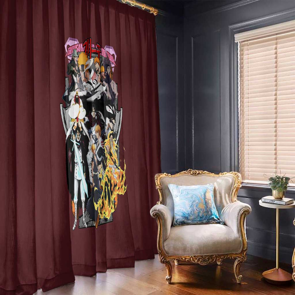 Thousand Year Blood War Arc Bleach Window Curtain Japan Anime Style