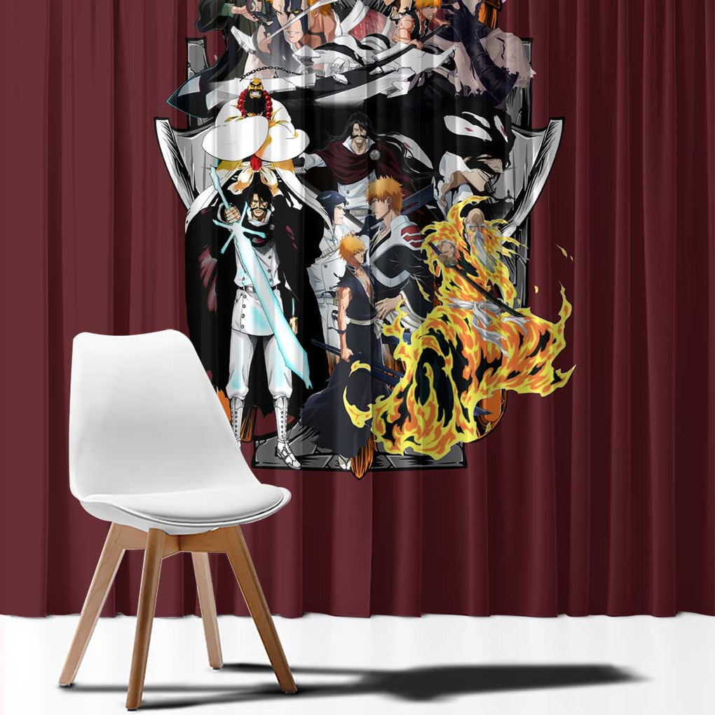 Thousand Year Blood War Arc Bleach Window Curtain Japan Anime Style