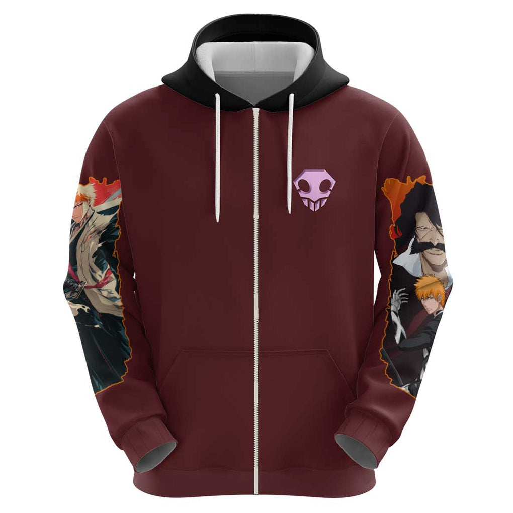 Thousand Year Blood War Arc Bleach Zip Hoodie Japan Anime Style
