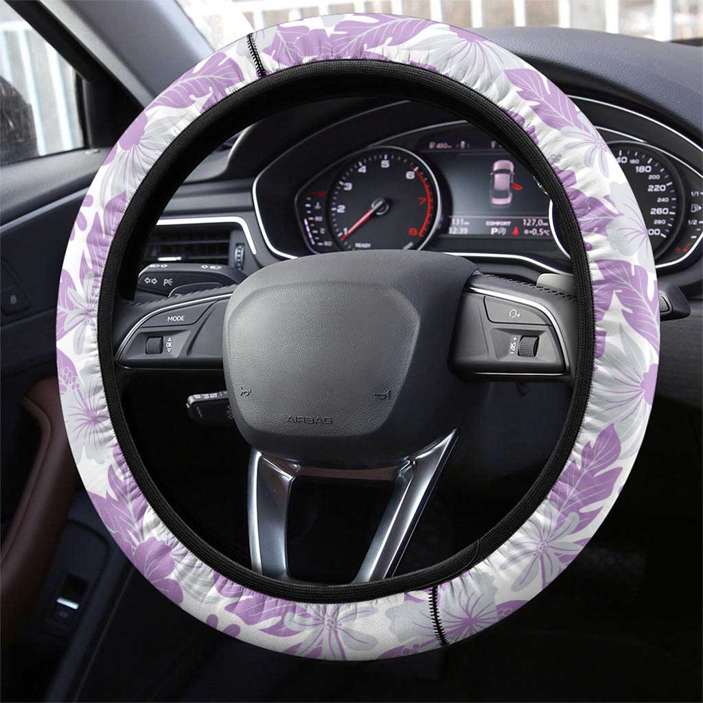 Trunks Dragon Ball Summer Theme Steering Wheel Cover with Sword Floral Shirt Sunglasses Shenron and Ocean Wave Background - The Mazicc