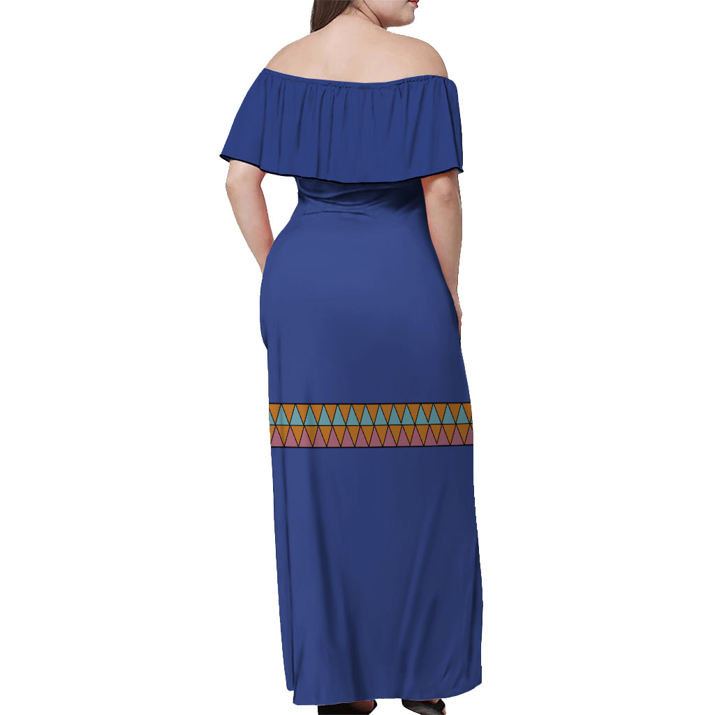 Jotaro Kujo - JJBA Anime Off Shoulder Maxi Dress
