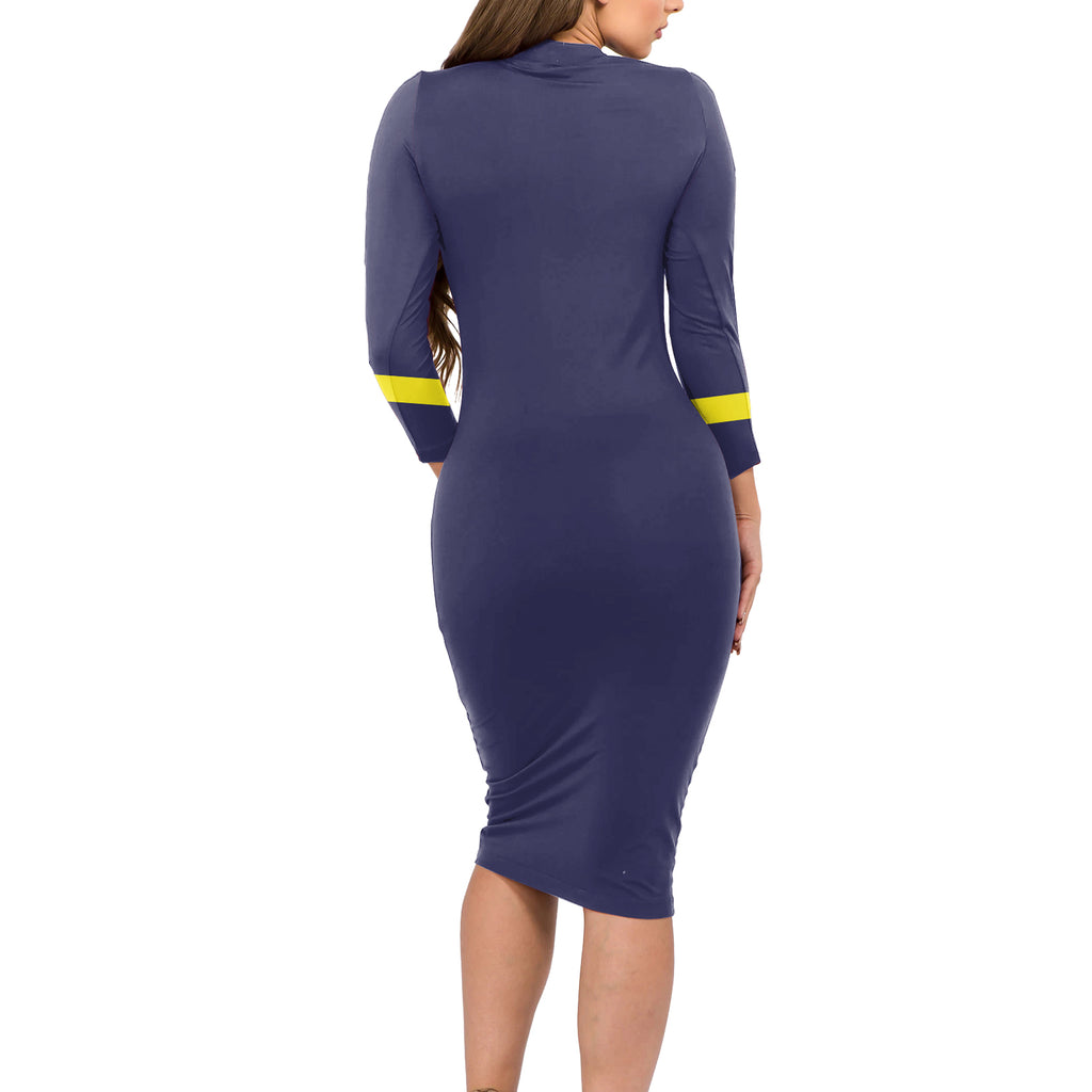 Josuke Higashikata - JJBA Long Sleeve Bodycon Dress