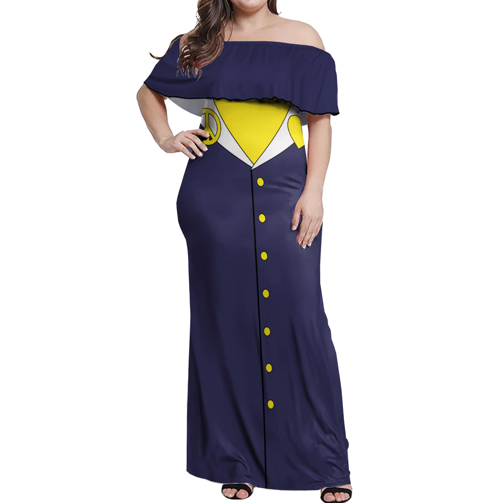 Josuke Higashikata - JJBA Off Shoulder Maxi Dress