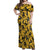 Umbreon Pattern Style Off Shoulder Maxi Dress