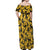 Umbreon Pattern Style Off Shoulder Maxi Dress