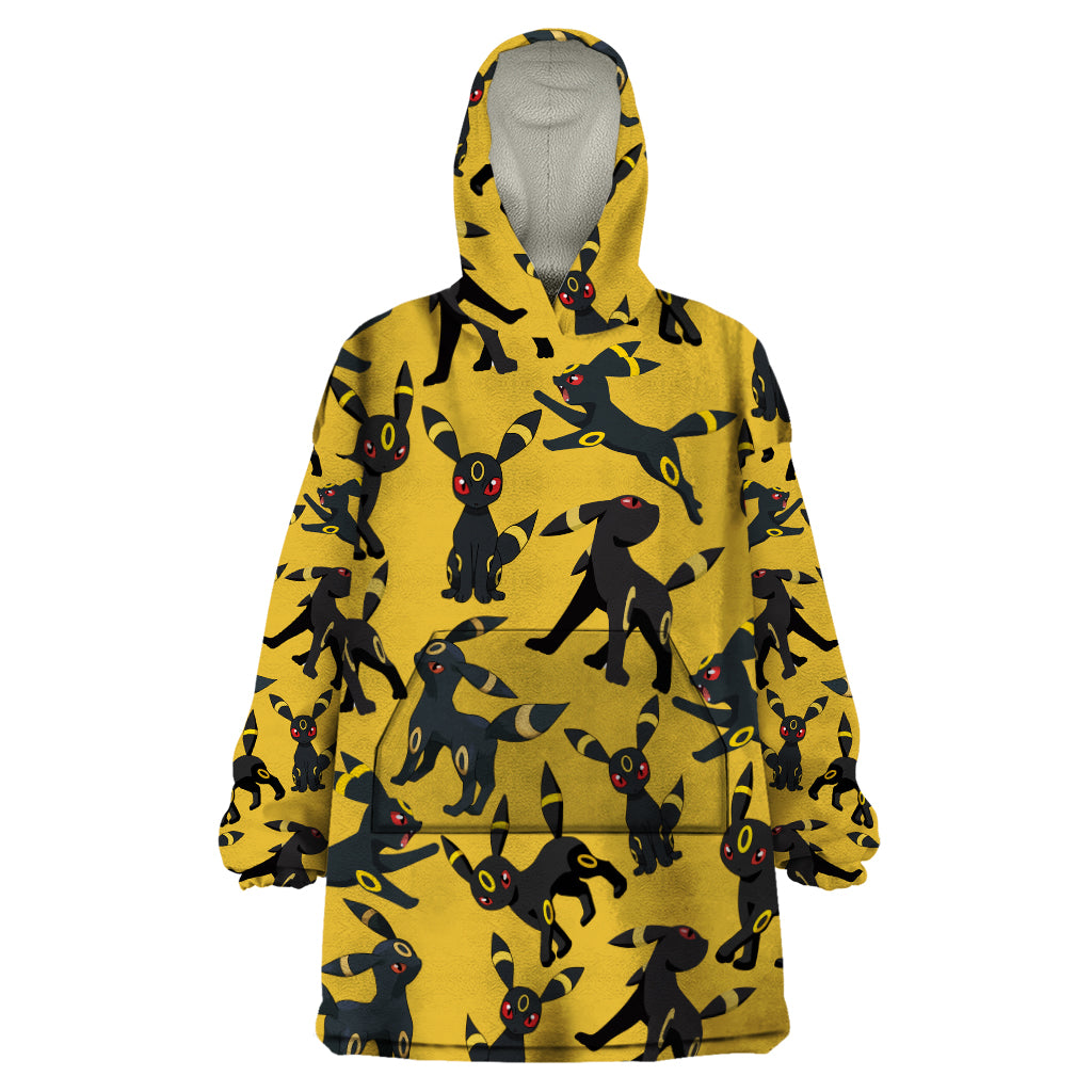 Umbreon Pattern Style Wearable Blanket Hoodie