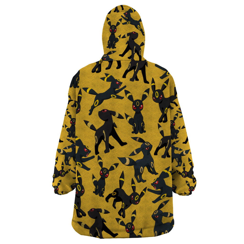 Umbreon Pattern Style Wearable Blanket Hoodie
