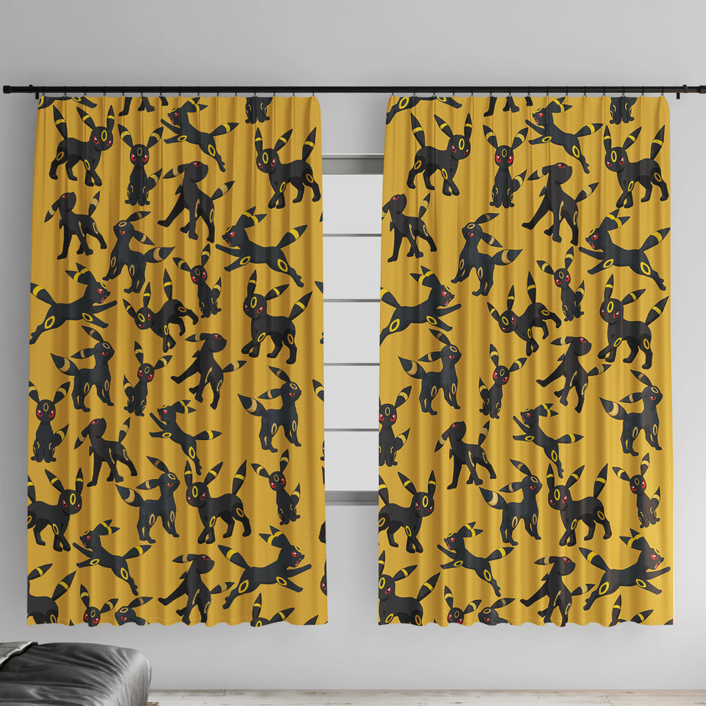Umbreon Pattern Style Window Curtain