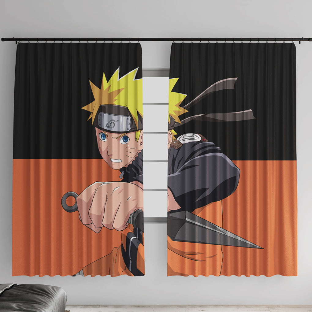 Uzumaki - Naruto Anime Window Curtain