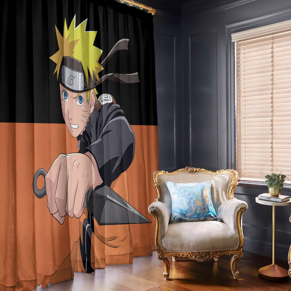 Uzumaki - Naruto Anime Window Curtain