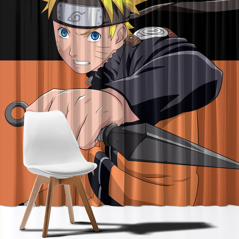 Uzumaki - Naruto Anime Window Curtain