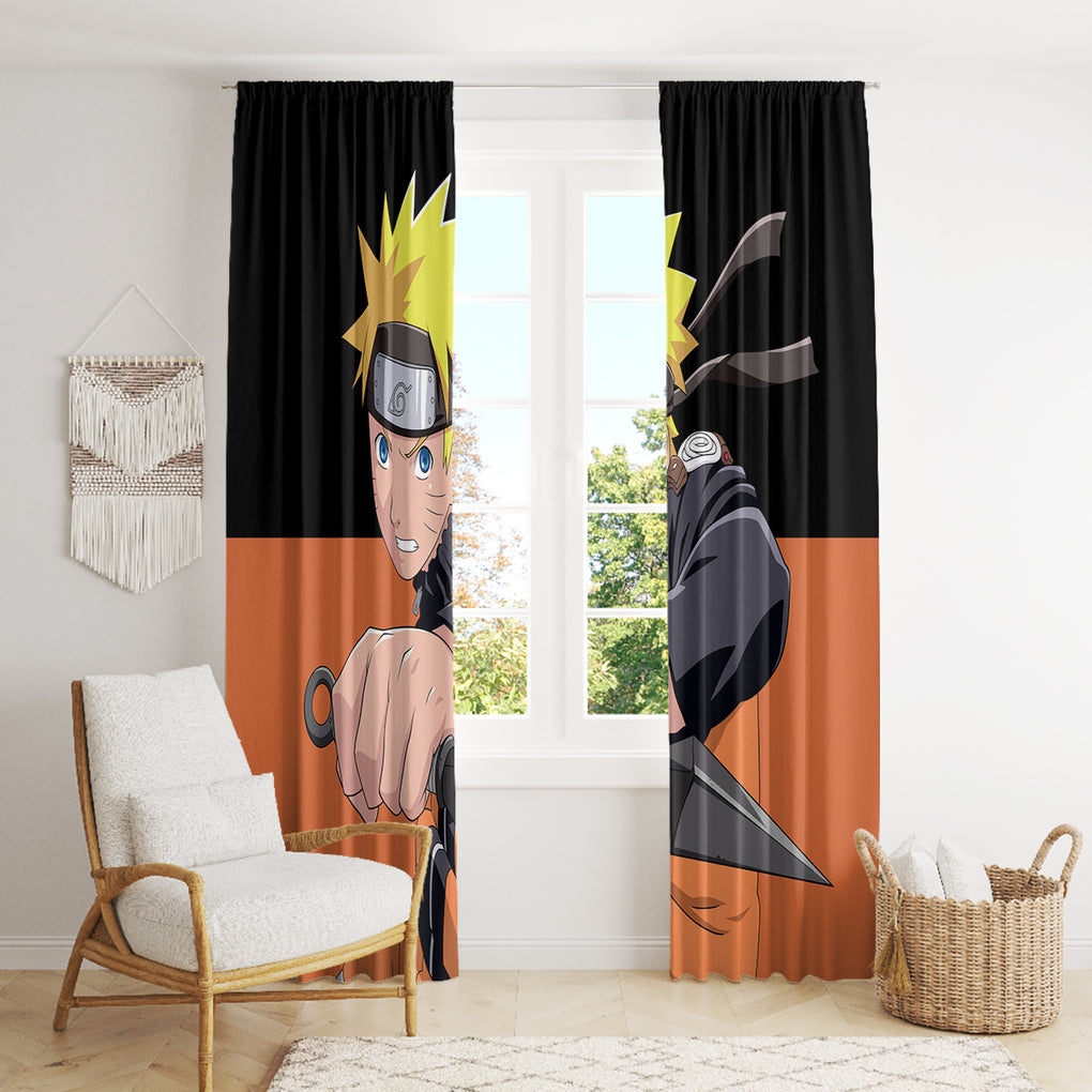 Uzumaki - Naruto Anime Window Curtain
