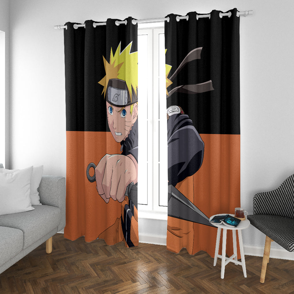 Uzumaki - Naruto Anime Window Curtain
