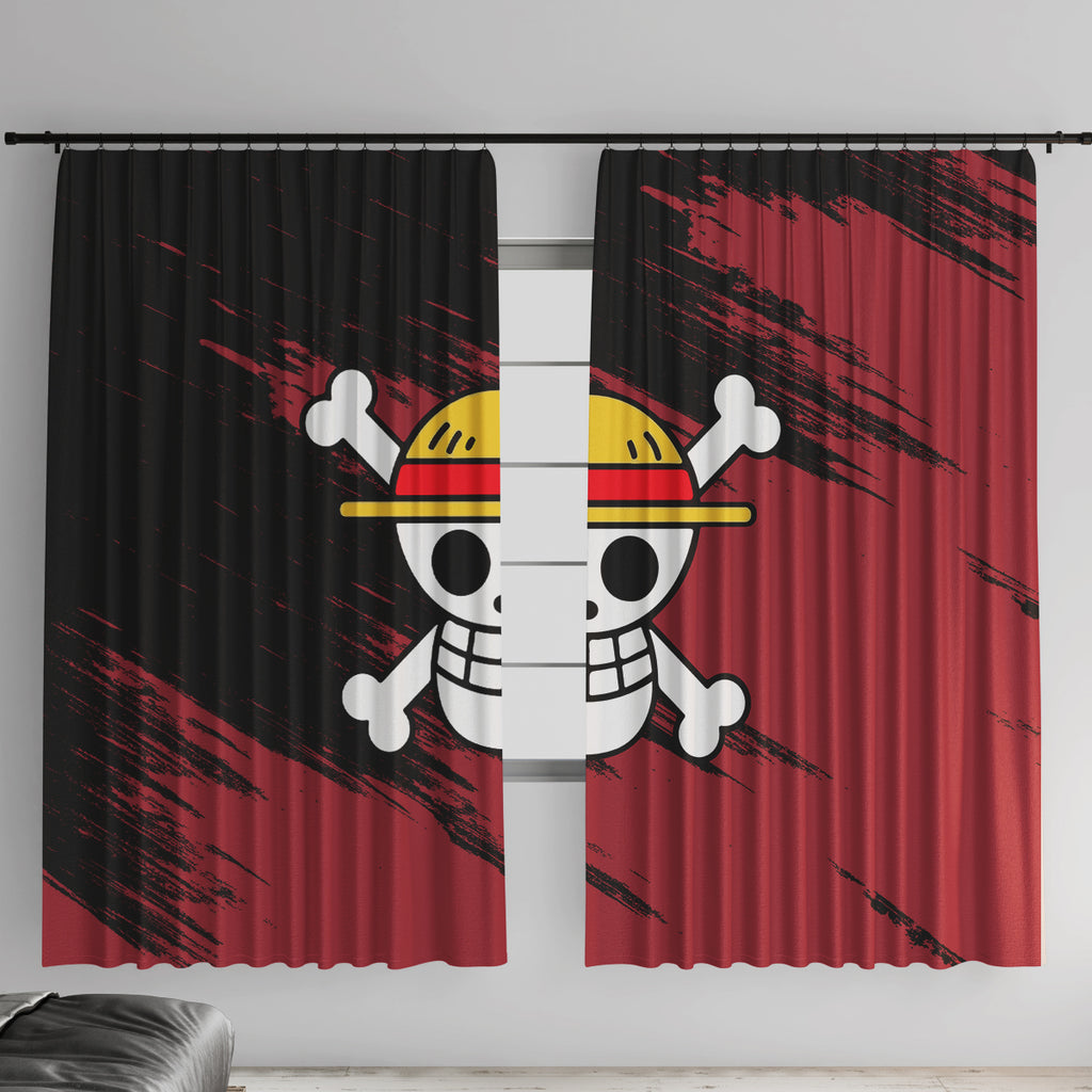 Monkey D. Luffy - One Piece Window Curtain