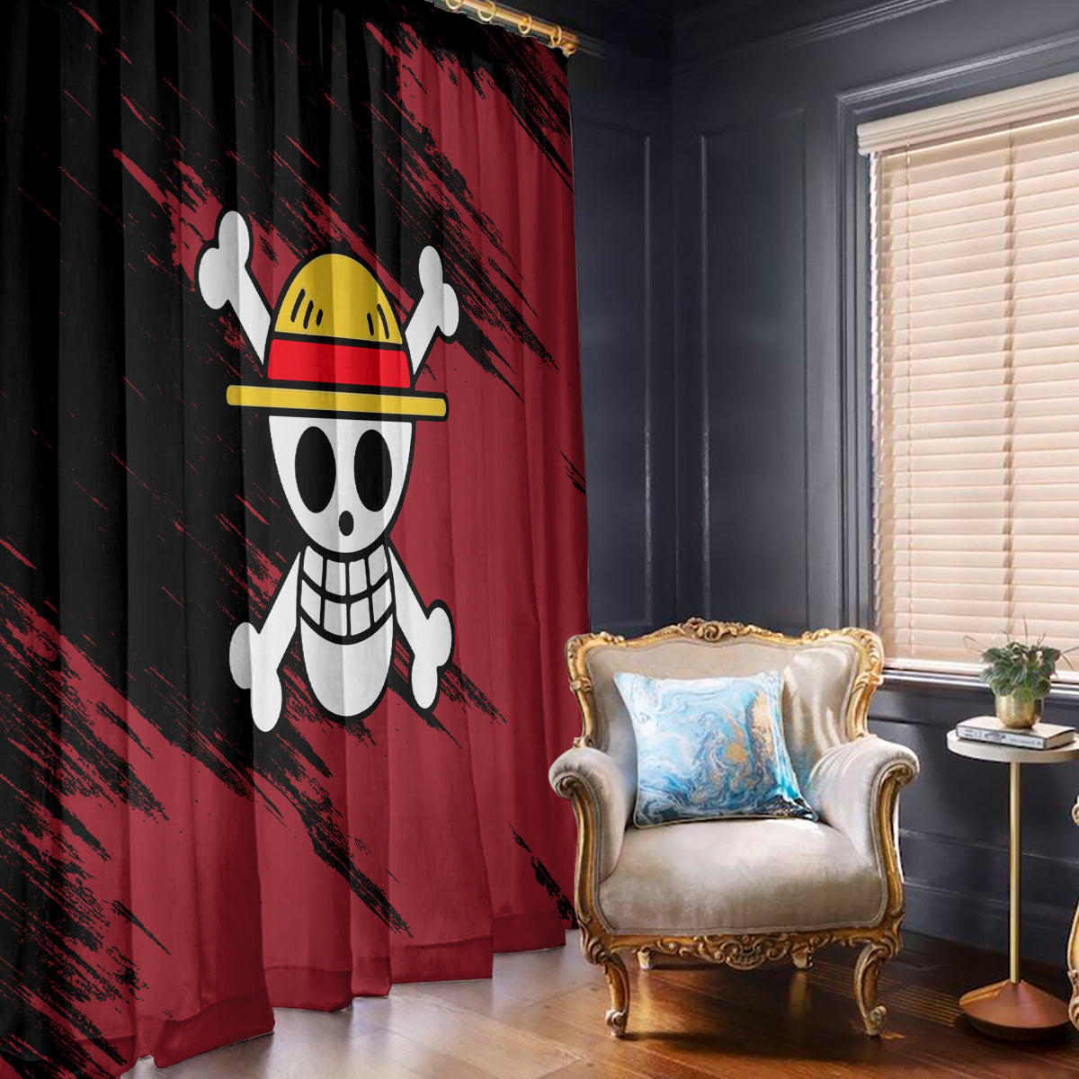 Monkey D. Luffy - One Piece Window Curtain